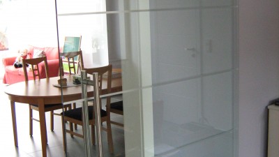Portes en verre coulissantes
