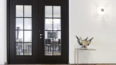Portes en bois vitrées